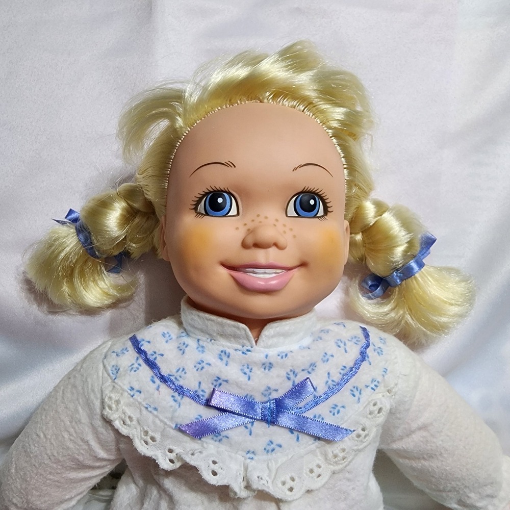 Vintage 1992 Northern Doll James River Corp Blonde Pigtails Blue Eyes 18 Inch